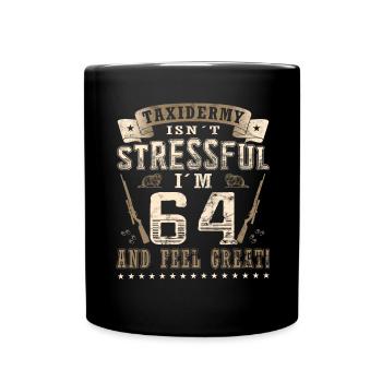 Präparatoren 64. Geburtstag Präparatoren - Tasse einfarbig - Schwarz - Vorne