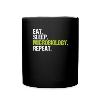 Microbiology Microbiologist Biology Biologist - Full Colour Mug - black - Front