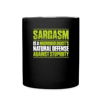 Microbiology Microbiologist Biology Biologist - Full Colour Mug - black - Front