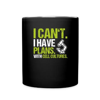 Microbiology Microbiologist Biology Biologist - Full Colour Mug - black - Front