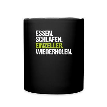 Mikrobiologie Mikrobiologe Biologie Biologe - Tasse einfarbig - Schwarz - Vorne