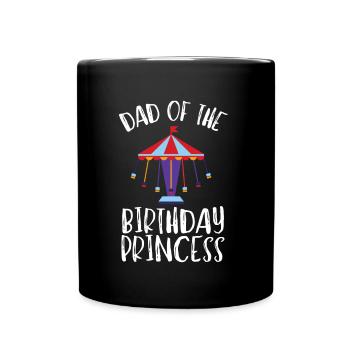 Carnival Party Birthday Girl Cumpleaños Carousel - Tasse einfarbig - Schwarz - Vorne