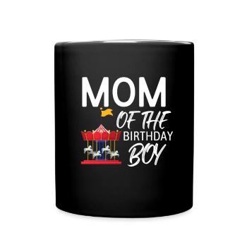 Carnival Party Birthday Girl Cumpleaños Carousel - Tasse einfarbig - Schwarz - Vorne