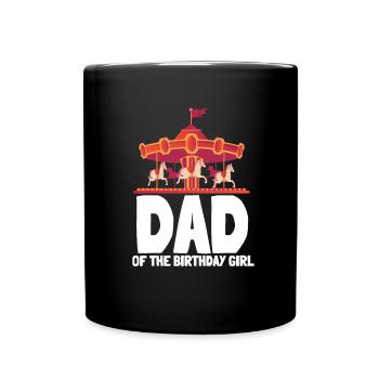 Carnival Party Birthday Girl Cumpleaños Carousel - Tasse einfarbig - Schwarz - Vorne