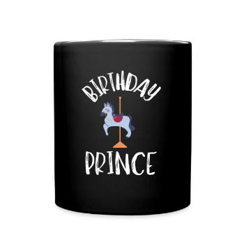 Carnival Party Birthday Girl Cumpleaños Carousel - Tasse einfarbig - Schwarz - Vorne
