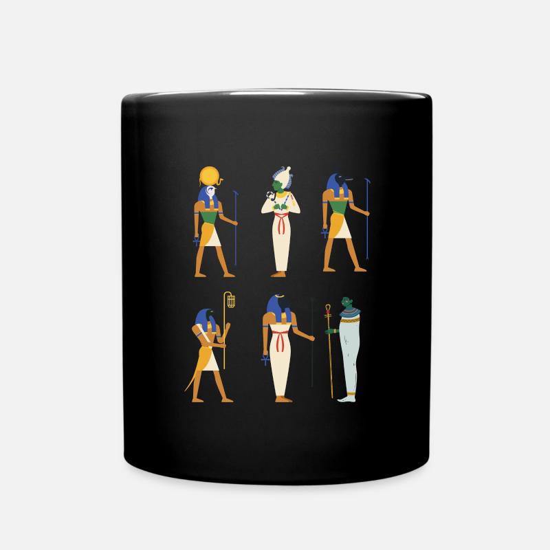 Hieroglyphics Egyptologist, Ancient Egyptian - Tasse einfarbig - Schwarz
