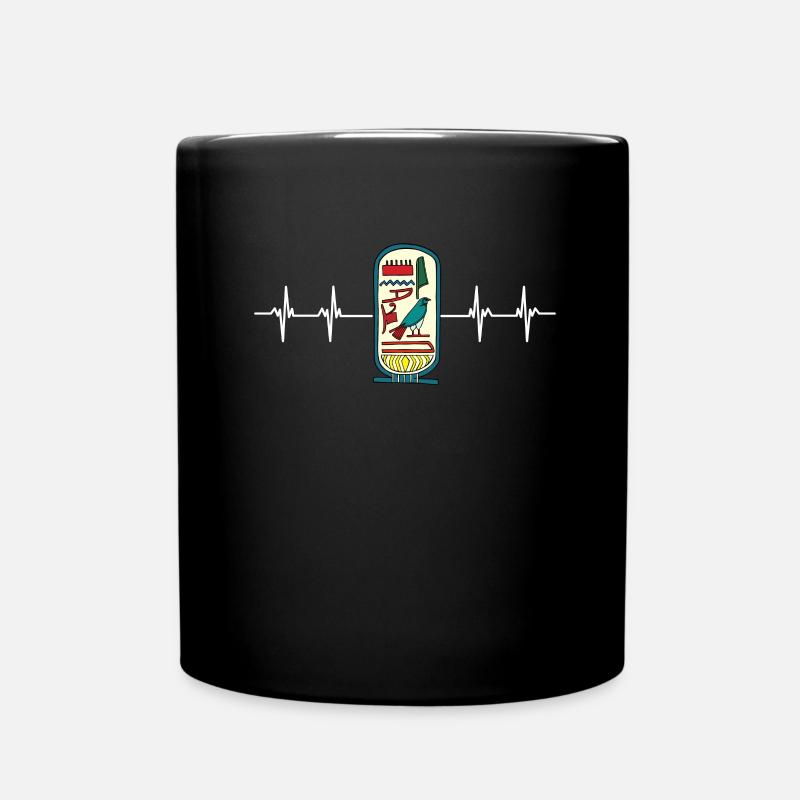 Hieroglyphics Egyptologist, Ancient Egyptian - Tasse einfarbig - Schwarz