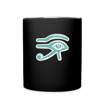 Hiéroglyphes égyptologue, Égypte ancienne - Mug uni - noir - Devant