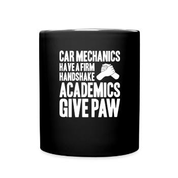 KFZ-Mechatroniker Car Mechanic Auto Mechanic - Tasse einfarbig - Schwarz - Vorne