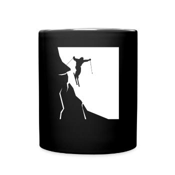 Skiing - (16) - Full Colour Mug - black - Front