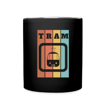 Aerial Tram Tramway Cable Car Cableway Gondola - Full Colour Mug - black - Front