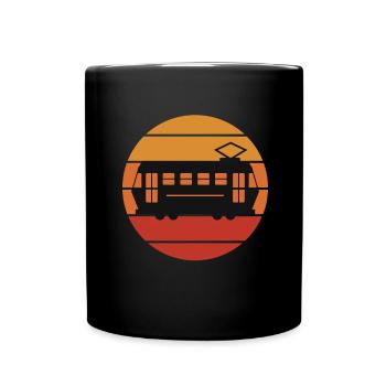 Aerial Tram Tramway Cable Car Cableway Gondola - Full Colour Mug - black - Front