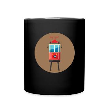 Aerial Tram Tramway Cable Car Cableway Gondola - Full Colour Mug - black - Front