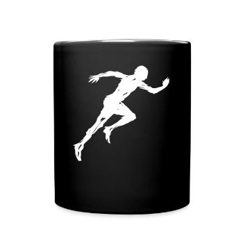 Coureur Running Running - Mug uni - noir - Devant