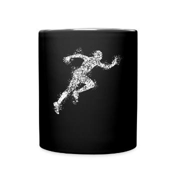 Course à pied Course à pied Running Drops Runner - Mug uni - noir - Devant