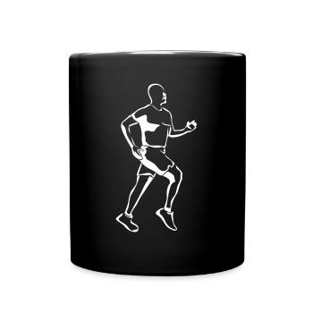 Course à pied Coureurs Coureurs - Mug uni - noir - Devant