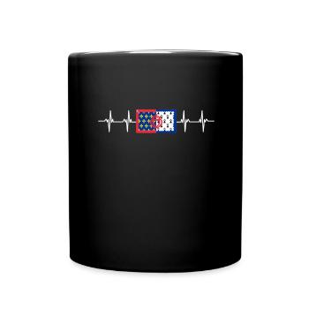 France Pays De Le Loire - Tasse einfarbig - Schwarz - Vorne