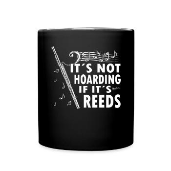 Woodwind instrument Music Bassoonist - Full Colour Mug - black - Front