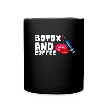 Botox Plastic Surgery And Aesthetic Nurse Injector - Full Colour Mug - black - Front