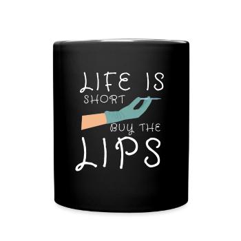 Botox Plastic Surgery And Aesthetic Nurse Injector - Full Colour Mug - black - Front
