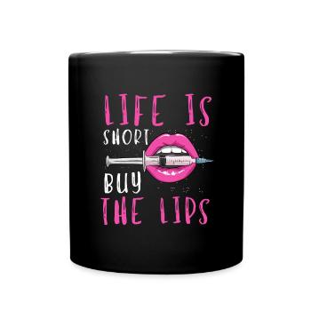 Botox Plastic Surgery And Aesthetic Nurse Injector - Full Colour Mug - black - Front