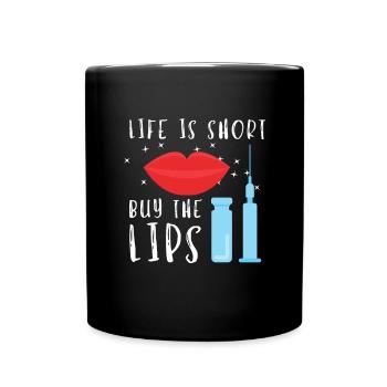 Botox Plastic Surgery And Aesthetic Nurse Injector - Full Colour Mug - black - Front