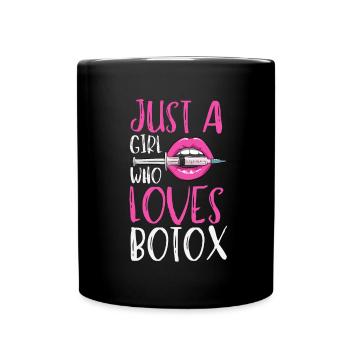 Botox Plastic Surgery And Aesthetic Nurse Injector - Full Colour Mug - black - Front
