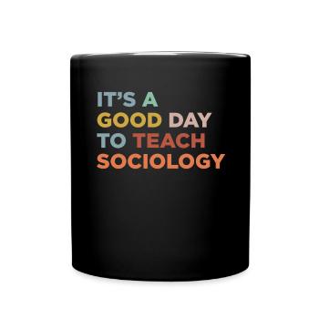 Enseignants de sociologie - Mug uni - noir - Devant