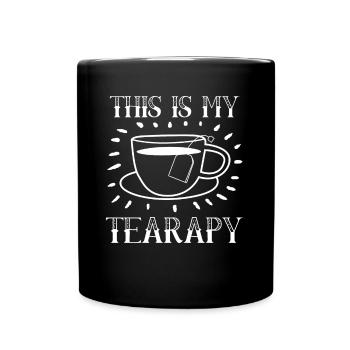 Tea Drinker Teacup Tea Bags Tea - Full Colour Mug - black - Front