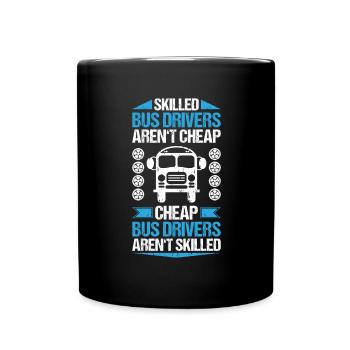 Bus Driver Bus Driver Busman School Bus Driver - Full Colour Mug - black - Front
