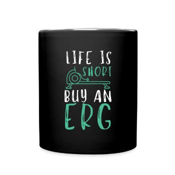 Erg Ergometer And Rowing Exercise Machine Rowing - Full Colour Mug - black - Front