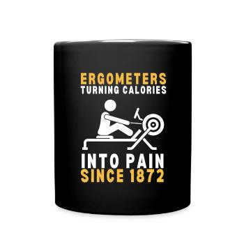 Erg Ergometer And Rowing Exercise Machine Rowing - Full Colour Mug - black - Front