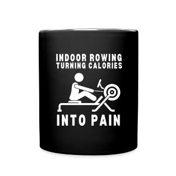 Erg Ergometer And Rowing Exercise Machine Rowing - Full Colour Mug - black - Front