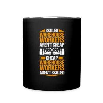 Warehouse Logistics Specialist Warehouse Worker Warehouse - Full Colour Mug - black - Front