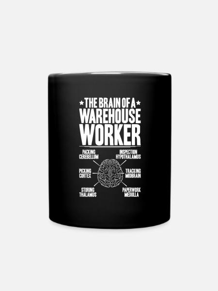 Fachkraft für Lagerlogistik Warehouse Worker Lager - Tasse einfarbig - Schwarz