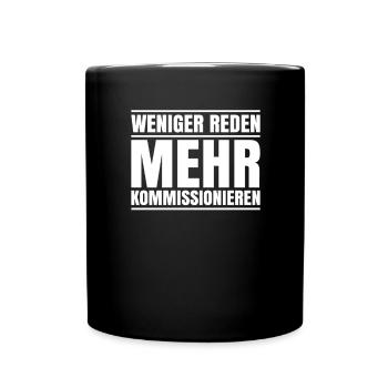 Fachkraft für Lagerlogistik Warehouse Worker Lager - Tasse einfarbig - Schwarz - Vorne