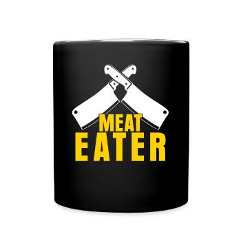 Grillades Grillades Boucher Viande Boucher - Mug uni - noir - Devant