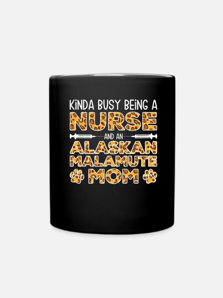 Mère de chien nourrice - Malamute d’Alaska - Mug uni - noir
