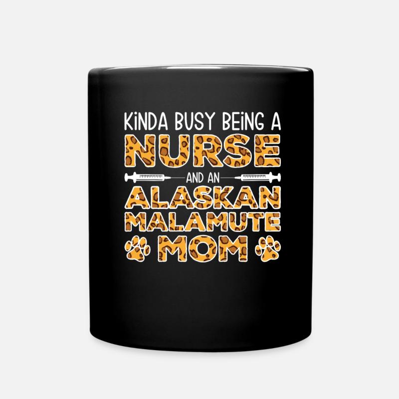 Mère de chien nourrice - Malamute d’Alaska - Mug uni - noir