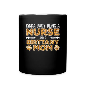Sœur chienne mère - Bretagne - Mug uni - noir - Devant