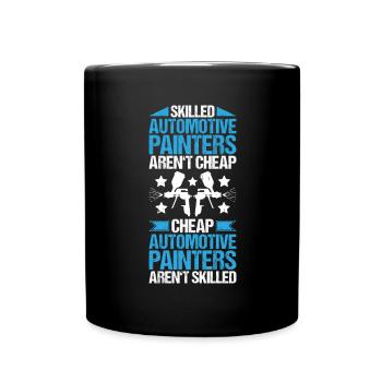 Peintre de véhicules Peintre automobile - Mug uni - noir - Devant