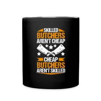 Boucher boucher boucher - Mug uni - noir - Devant