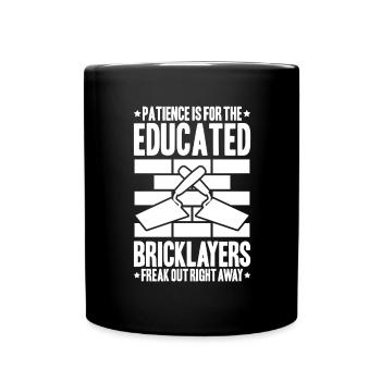 Master Masonry Masonry Bricklayer Mason - Full Colour Mug - black - Front