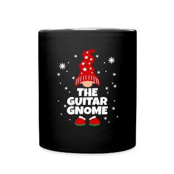 Drôle de guitare Gnome Famille Pyjamas Matching - Mug uni - noir - Devant