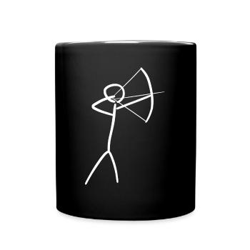 Archer 3D Archery Longbow - Mug uni - noir - Devant