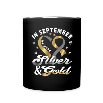 Personnes sourdes malentendantes - Mug uni - noir - Devant