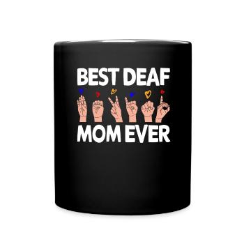Sourds malentendants - Mug uni - noir - Devant
