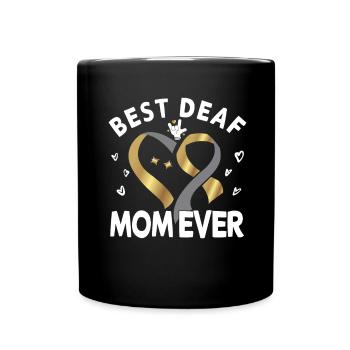 Sourds malentendants - Mug uni - noir - Devant
