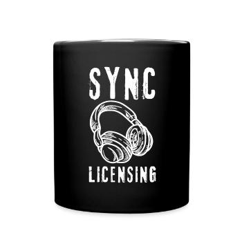 Sync Licensing Music Producer - Full Colour Mug - black - Front
