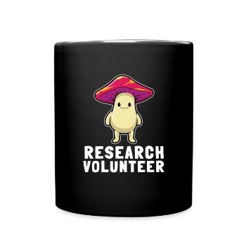Psychedelic Research Volunteer - Tasse einfarbig - Schwarz - Vorne